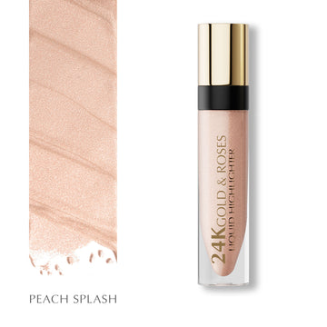 BBA By Suleman - 24K Gold & Roses Liquid Highlighter - Peach Splash